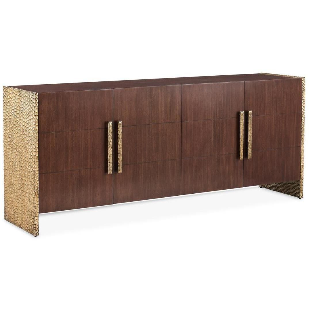 Cameroon 86 X 21 inch Credenza, Four-Door