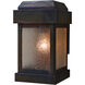 Sydney 1 Light 12 inch Verdigris Patina Outdoor Wall Lantern in White Opalescent