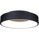 Lazio LED 17.75 inch Black Flush Mount Ceiling Light