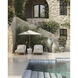 Agrigento Antique White and Blue Drip Outdoor Planter