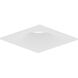 Pearl Warm White LED Square Bullnose Retrofit in 4000K, 4" Retrofit