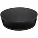 Eclipse 49 X 29 inch Matte Black Coffee Table, Oval