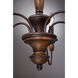Holbrook 5 Light 24 inch Tuscan Brown Chandelier Ceiling Light