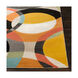 City 67 X 47 inch Mustard/Coral/Beige/Black/Aqua Rugs, Rectangle
