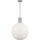 Drew & Jonathan Colewood 1 Light 20 inch Brushed Nickel Pendant Ceiling Light, Large