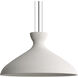 Aethera Pendant Ceiling Light in White Sandstone Cement