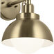 Niva LED 8 inch Champagne Bronze Semi Flush Mount Ceiling Light