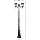 Victorian LED 87 inch Black Lamp Post Set, Solar