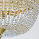 Rylee 4 Light 18.5 inch Antique Gold Flush Ceiling Light