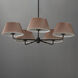 Dunbridge 5 Light 42 inch Antique Bronze Chandelier Ceiling Light