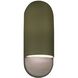 Ambiance Collection - Capsule Wall Sconce Wall Light in Dedicated LED, Matte Green, 4D x 14H, Form+Finish+Function