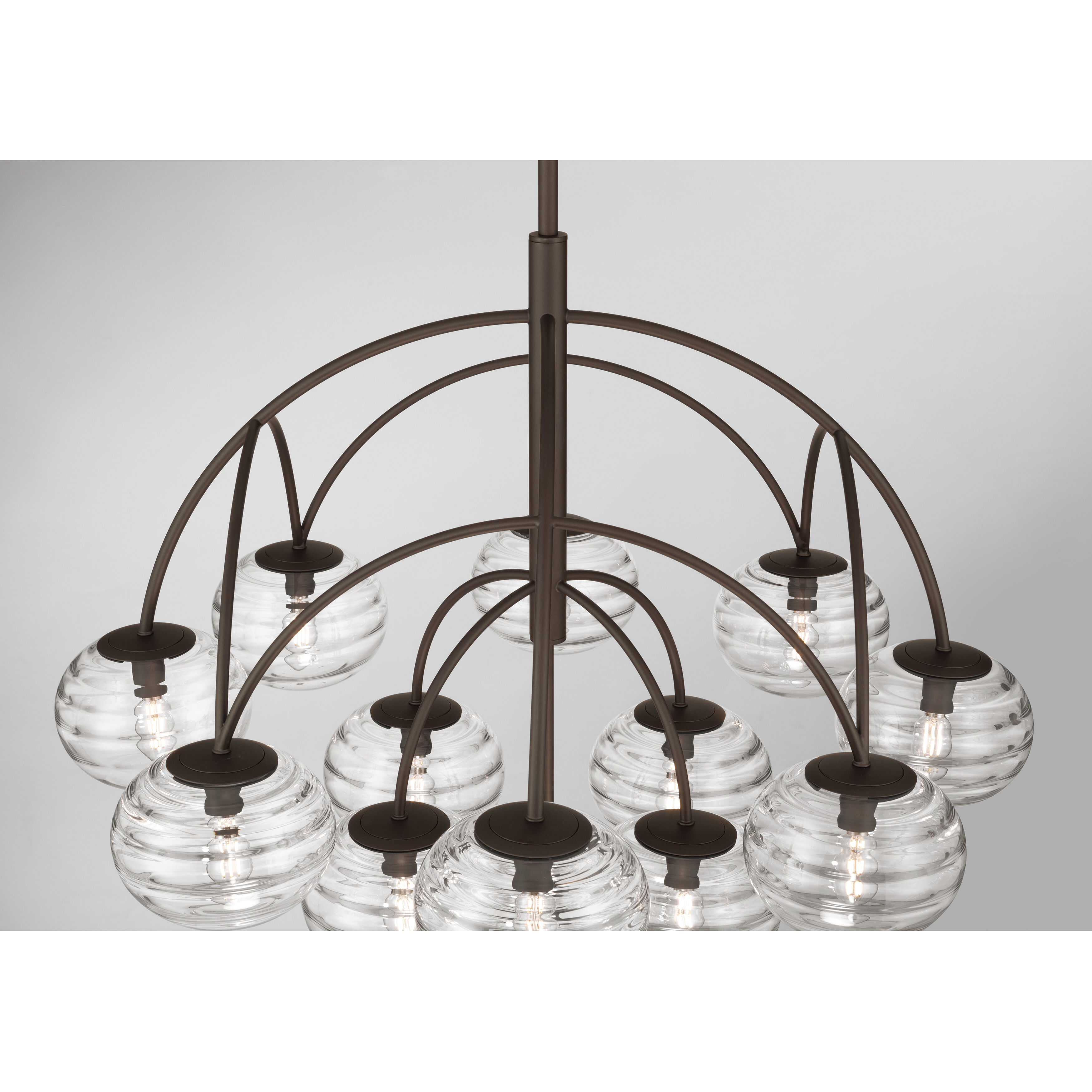 Lenora 13 Light 34.25 inch Dark Bronze Chandelier Ceiling Light