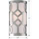 Jennings Bath Sconce Wall Light in Polished Nickel