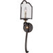 Cortona 1 Light 6 inch French Bronze with Gold Wall Sconce Wall Light