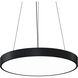 Pi LED 24 inch Satin Black Pendant Ceiling Light