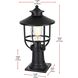 Janney 1 Light 16.5 inch Black Outdoor Post Light