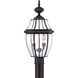 Newbury 2 Light 21 inch Mystic Black Outdoor Post Lantern