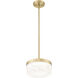 Renaud LED 9.25 inch Modern Gold Pendant Ceiling Light