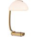 Bend The Rules 19.5 inch 60 watt Antique Brass Desk Lamp Portable Light