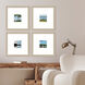 On the Water Blue and Green Framed Art, Propac