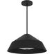 Nin LED 22 inch Sand Black Outdoor Pendant