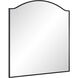 Bandon 40 X 38 inch Matte Black Wall Mirror