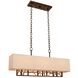 Hudson Island Light Ceiling Light in Bronze Gold
