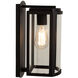 Lakewood LED 6 inch Matte Black Outdoor Wall Light