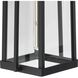 Walcott 1 Light 14 inch Textured Black Wall Lantern
