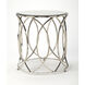Desiree Mirror & Nickel 19 X 18 inch Metalworks Accent Table