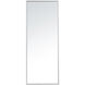 Monet 36 X 14 inch Silver Wall Mirror