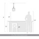 Laurent 1 Light 9 inch Antique Ivory Pendant Ceiling Light