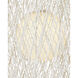 Cocoon 1 Light 21 inch Vanilla Pendant Ceiling Light, Large