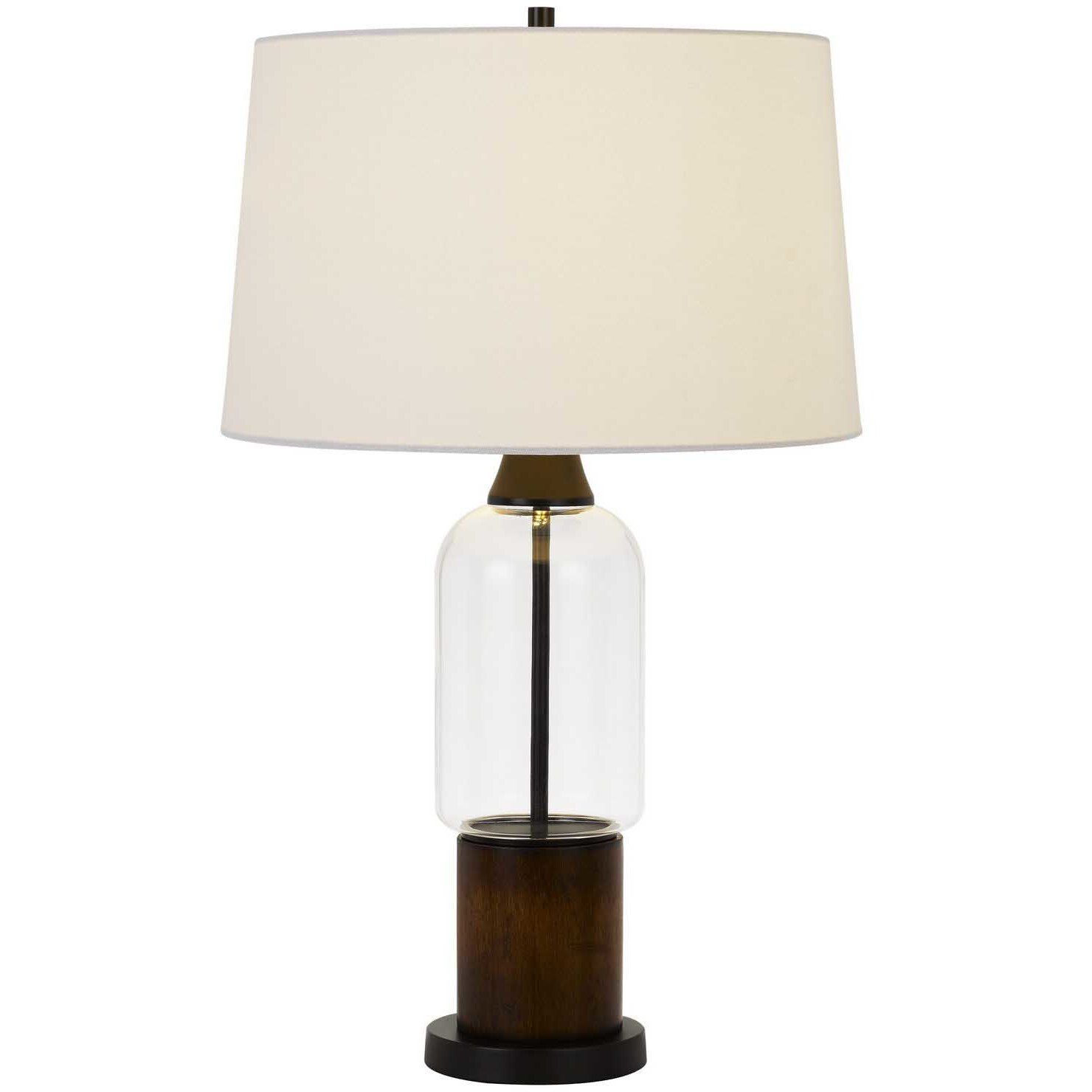 Bron 30 inch 150 watt Pine Wood Table Lamp Portable Light