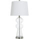 Nova 29 inch 150.00 watt White Table Lamp Portable Light