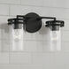 Fuller 2 Light 14.25 inch Matte Black Vanity Light Wall Light