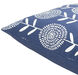 Lachen 20 inch Dark Blue Pillow Kit in 20 x 20, Square