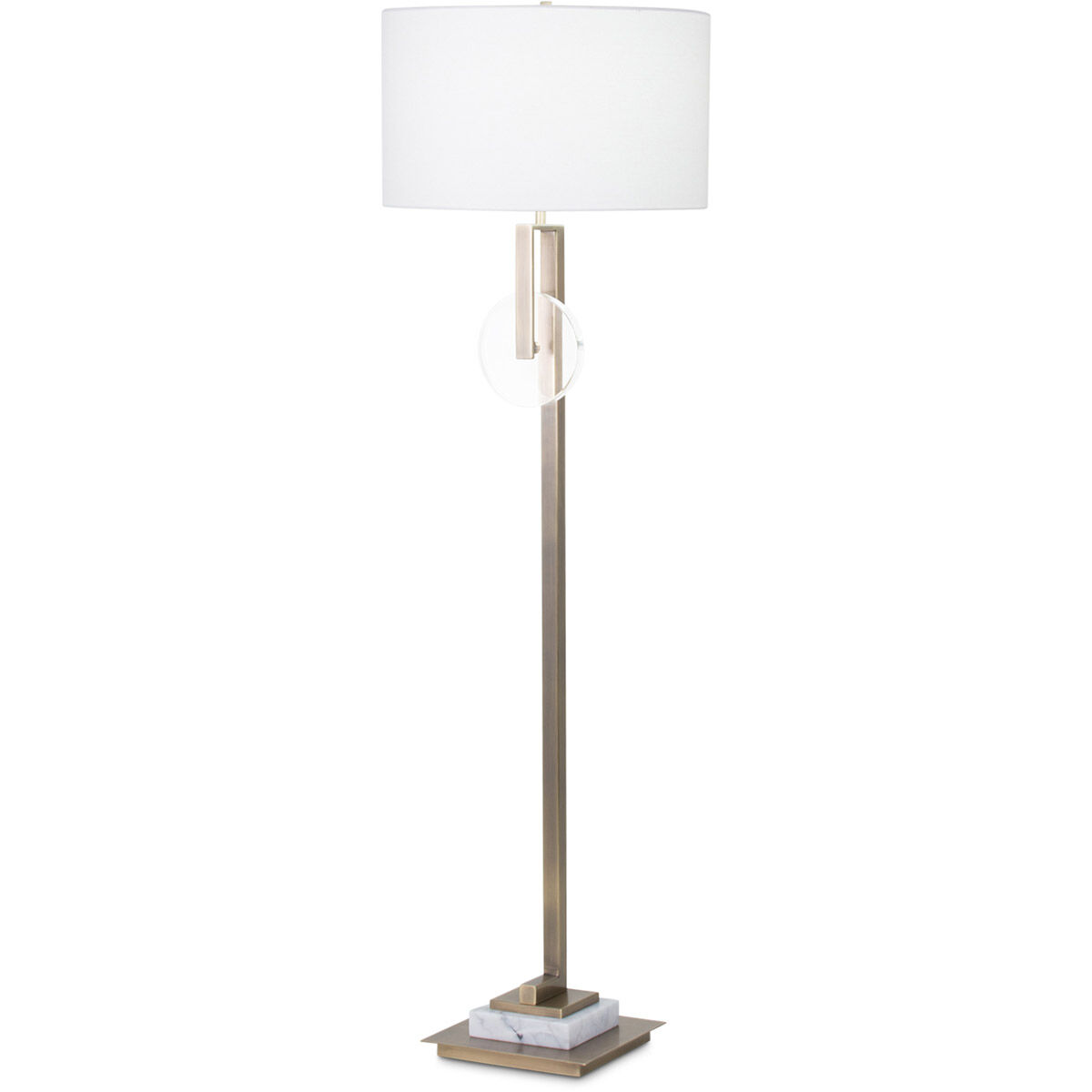 Davis 64 inch 150.00 watt Brass Floor Lamp Portable Light