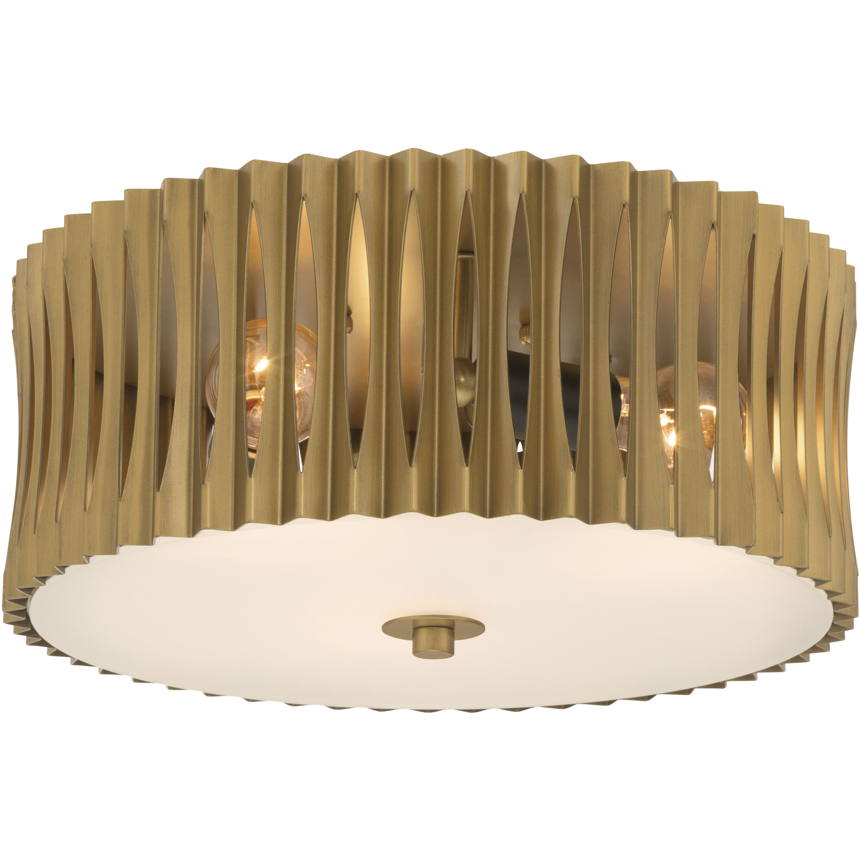 Aven 3 Light 16 inch Sand Coal Black and Legacy Brass Flush Mount Ceiling Light