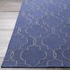 Seabrook 66 X 42 inch Dark Blue/Gray Handmade Rug