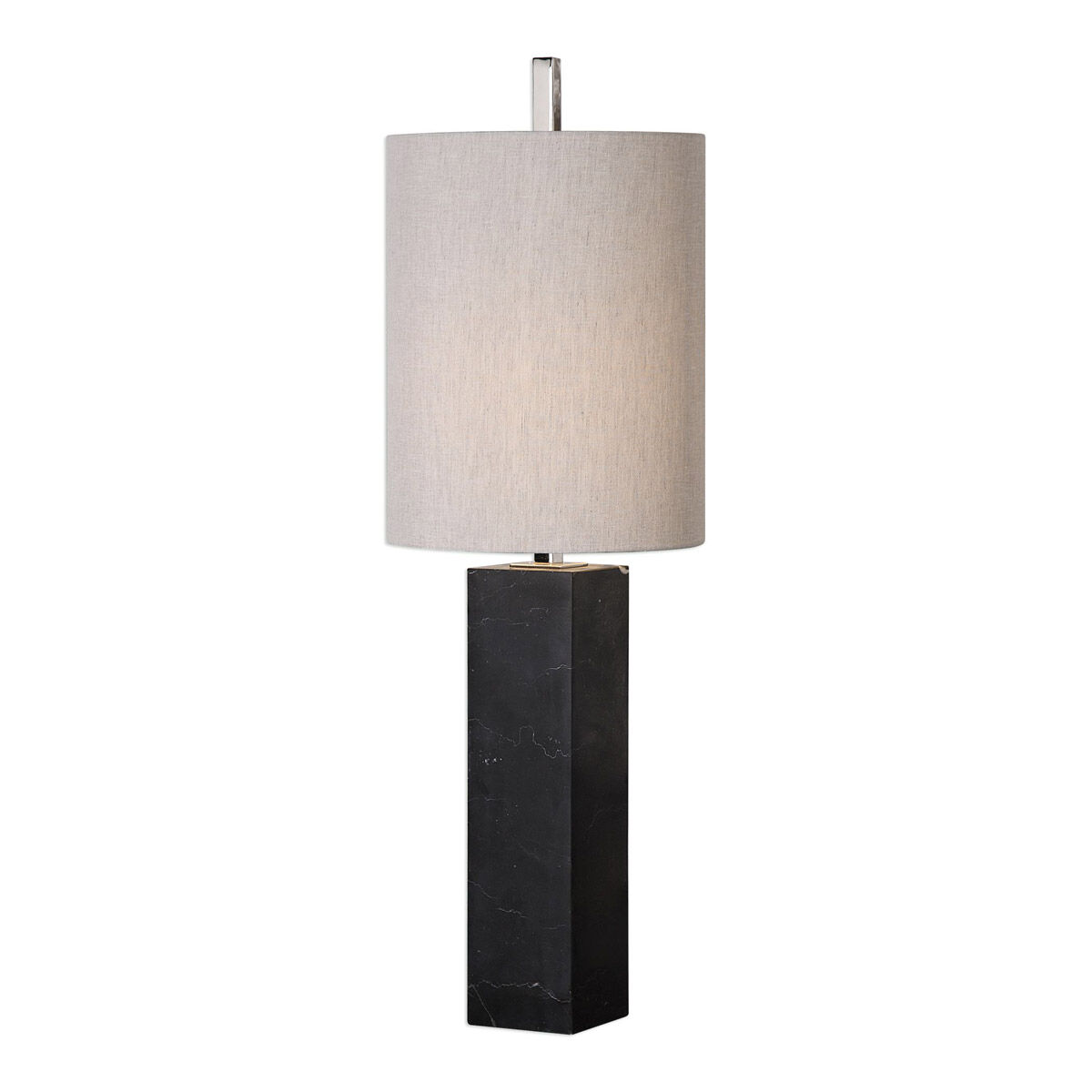 Delaney 32 inch 150 watt Marble Accent Lamp Portable Light, Matthew Williams