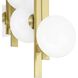 Julep LED 22.25 inch Brushed Gold Chandelier Ceiling Light