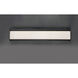 Visor LED 30 inch Black Bath Vanity Wall Light