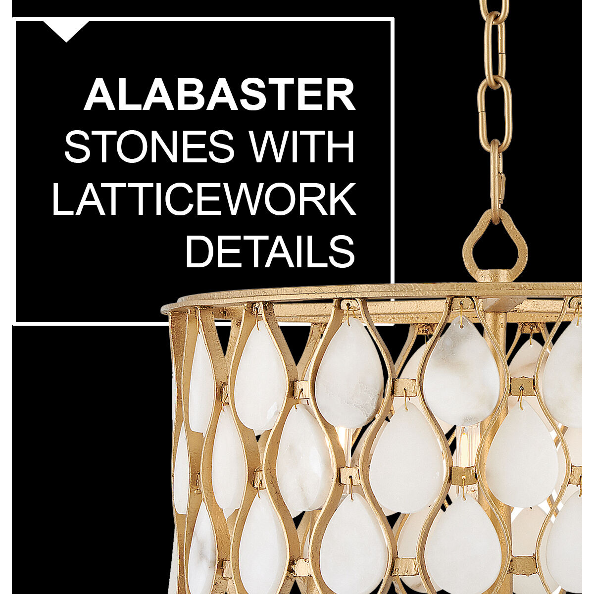 Estie 3 Light 16 inch Piastra Gold Semi-flush Mount Ceiling Light