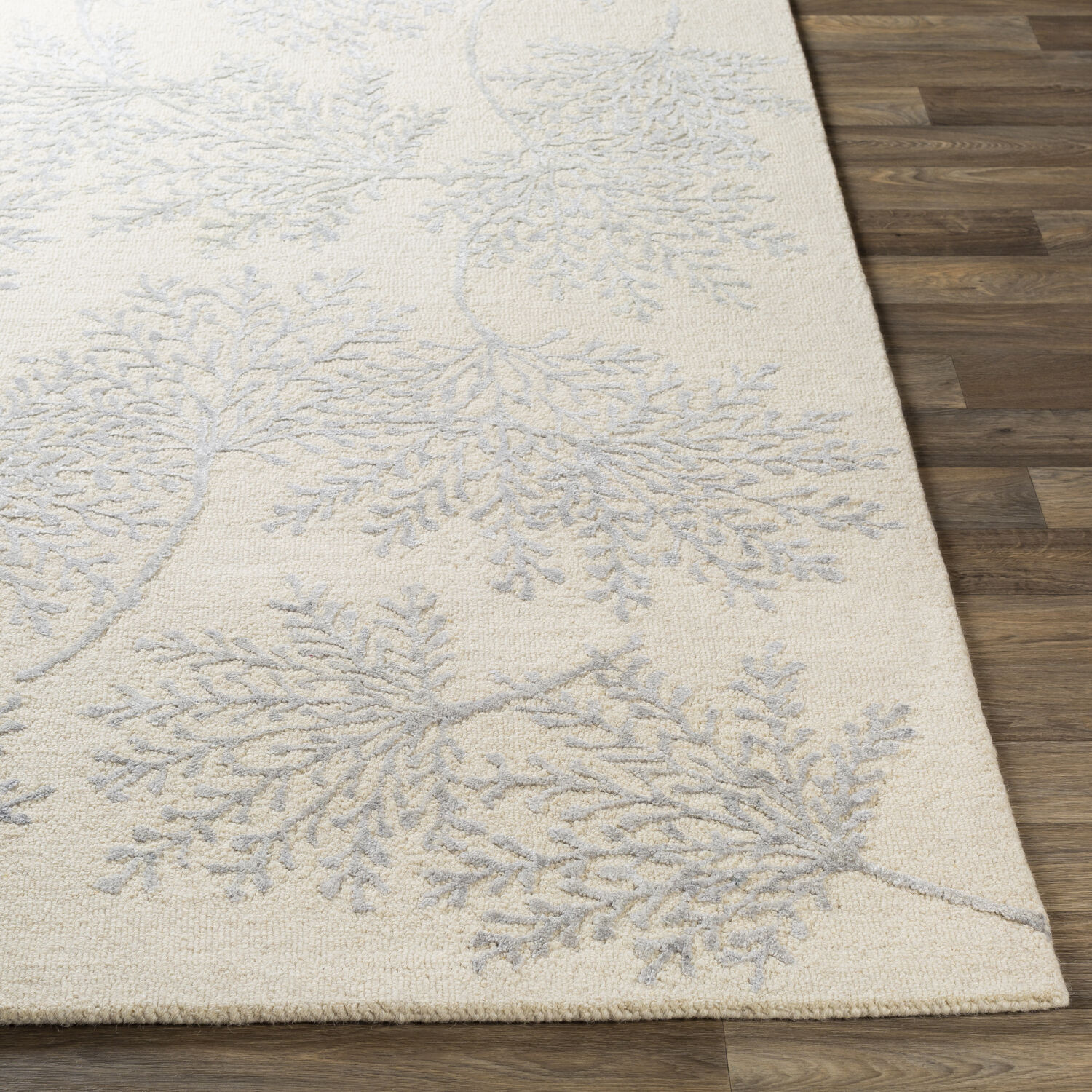 Starlit 108 X 72 inch Ivory/Light Slate Handmade Rug in 6 x 9