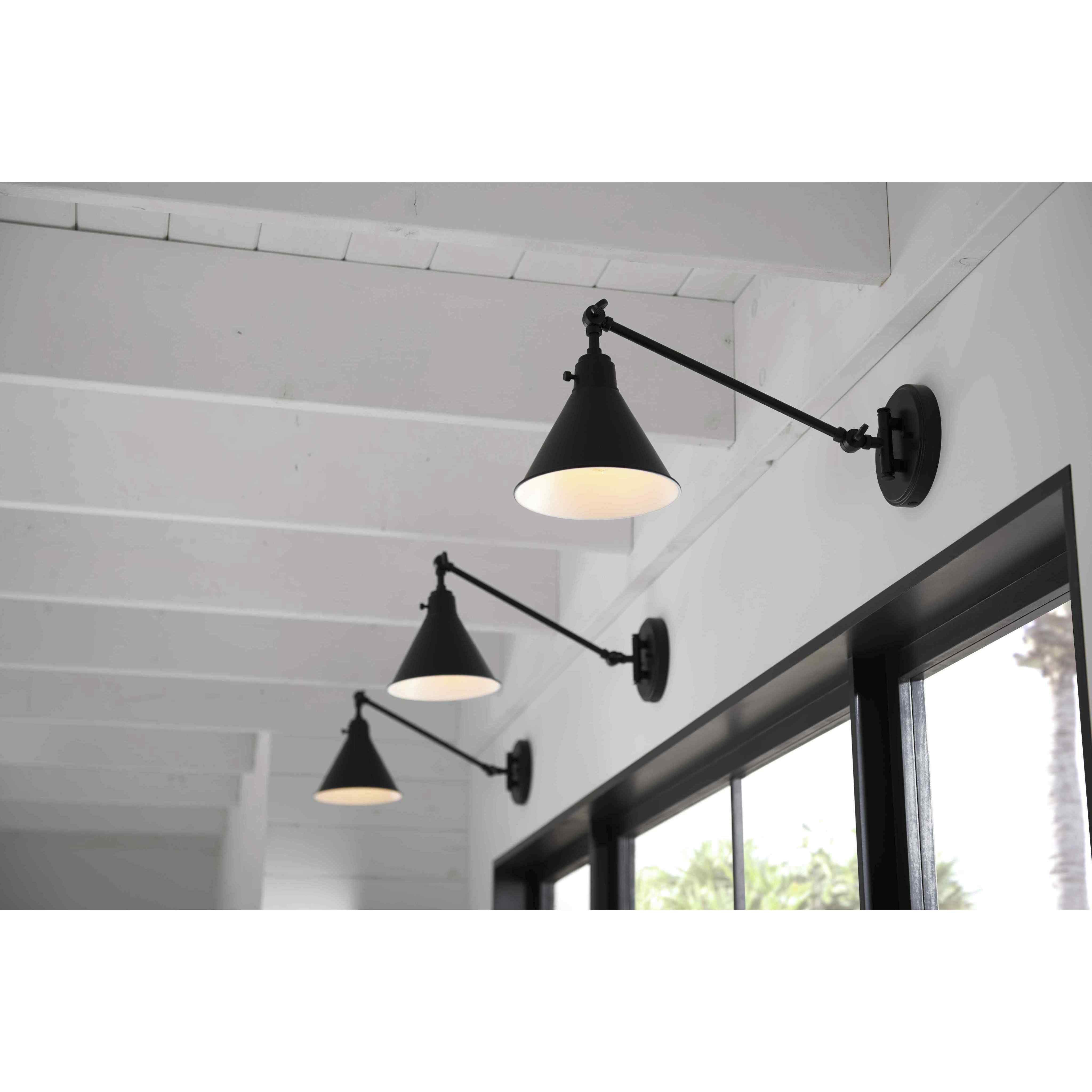 Arti 1 Light 7.75 inch Black Indoor Wall Sconce Wall Light