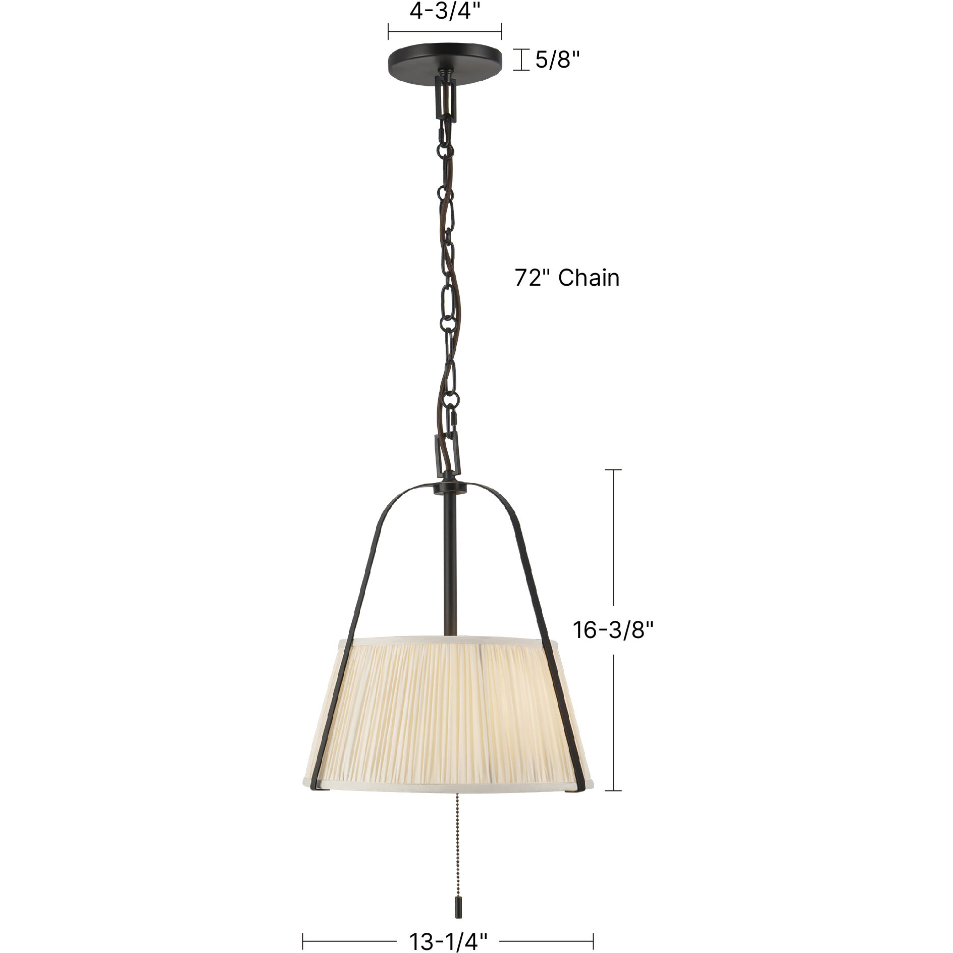 Alora Mood Scout 2 Light 13.25 inch Matte Black and White Linen Pendant Ceiling Light