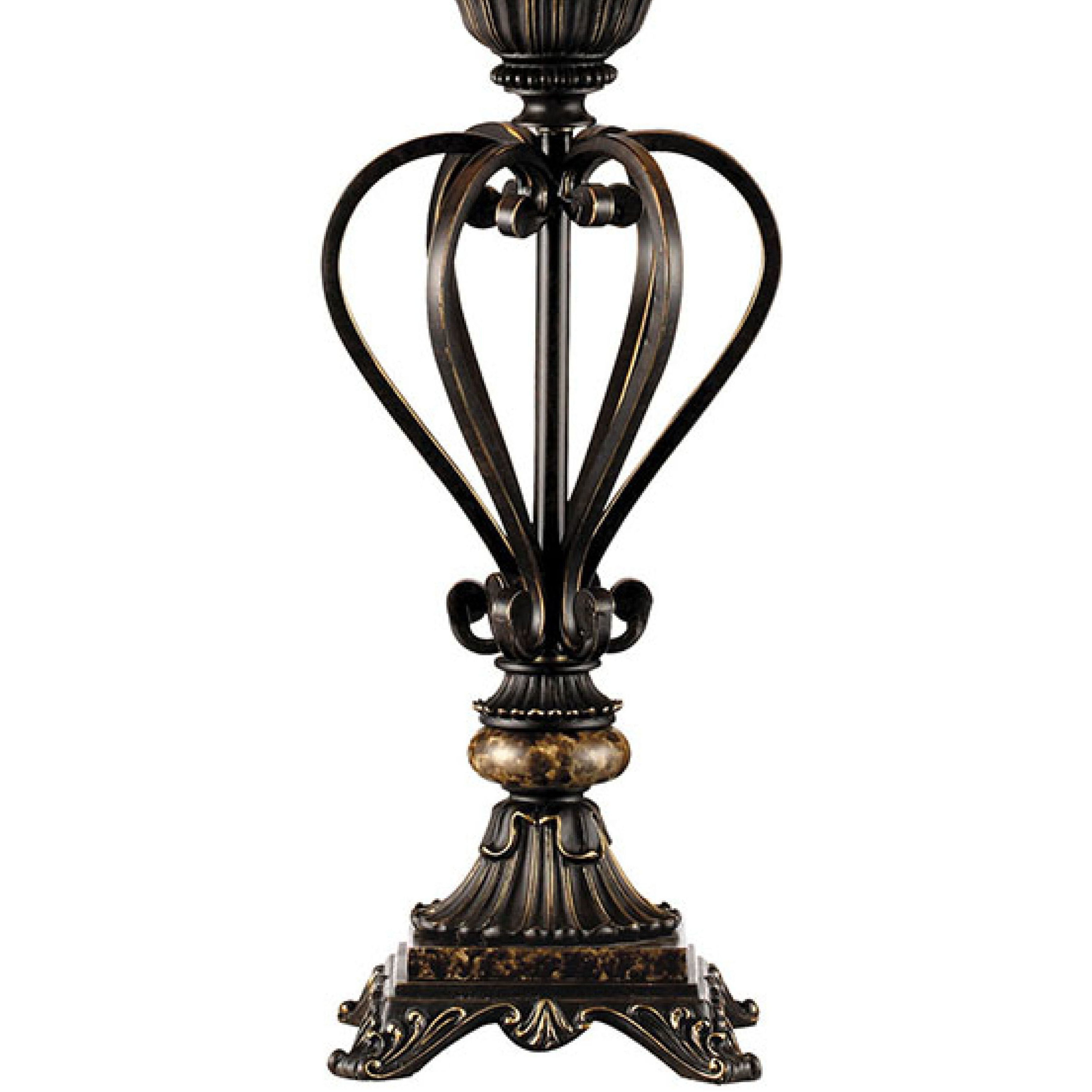 Lyon 34 inch 150 watt Bronze Table Lamp Portable Light