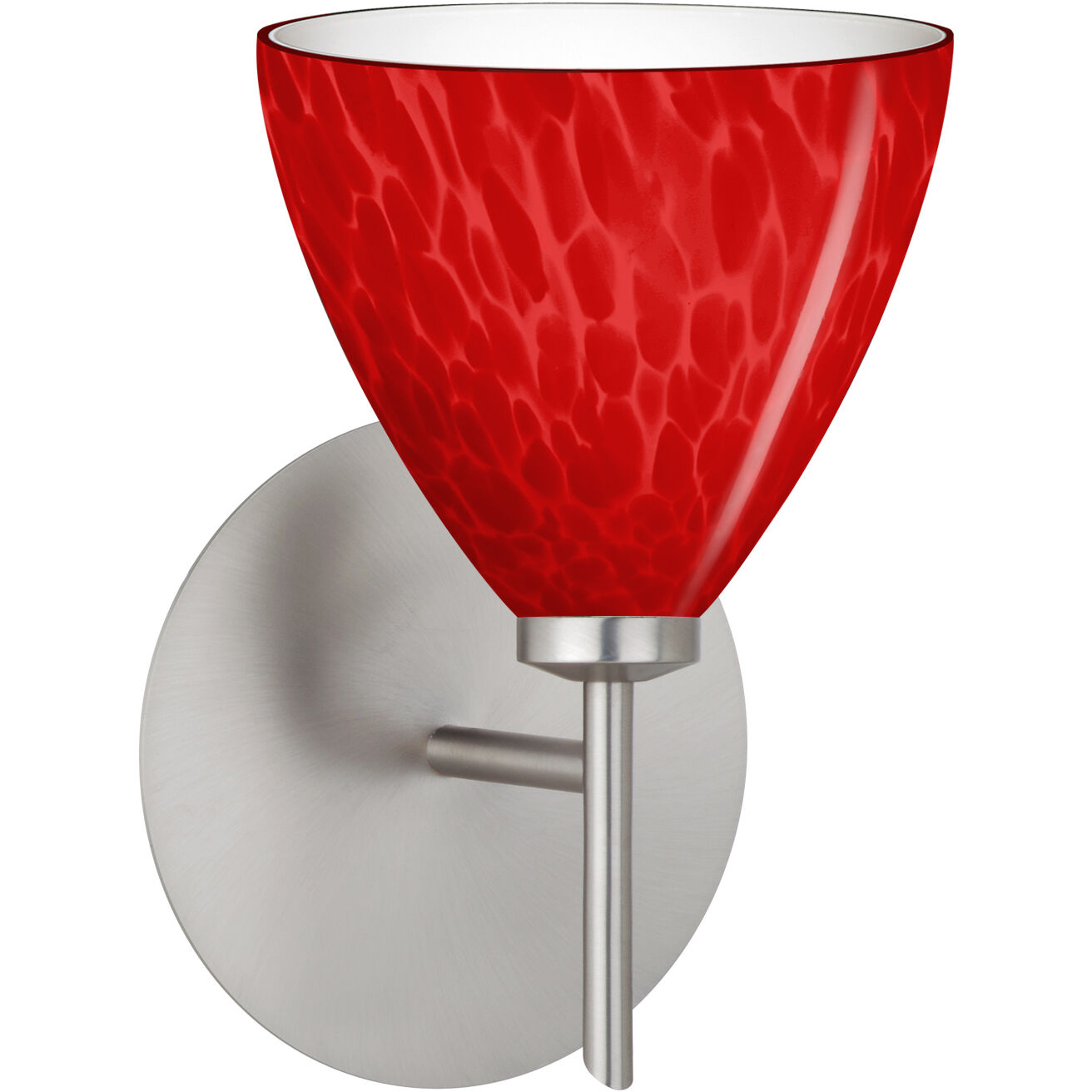 Mia LED 5 inch Satin Nickel Sconce Wall Light