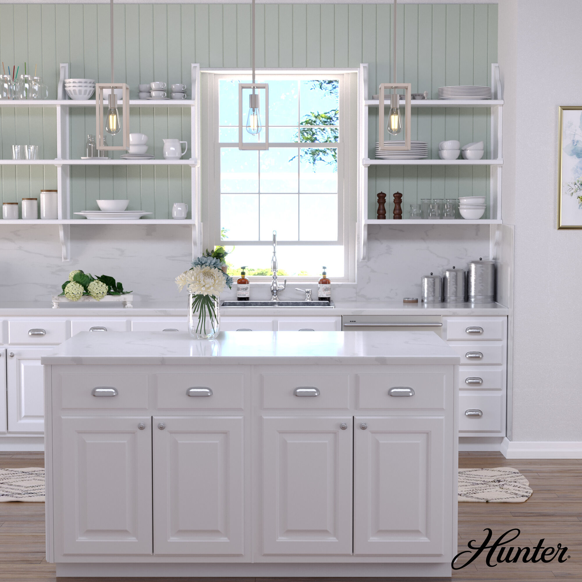 Squire Manor 1 Light 5 inch Brushed Nickel Mini Pendant Ceiling Light